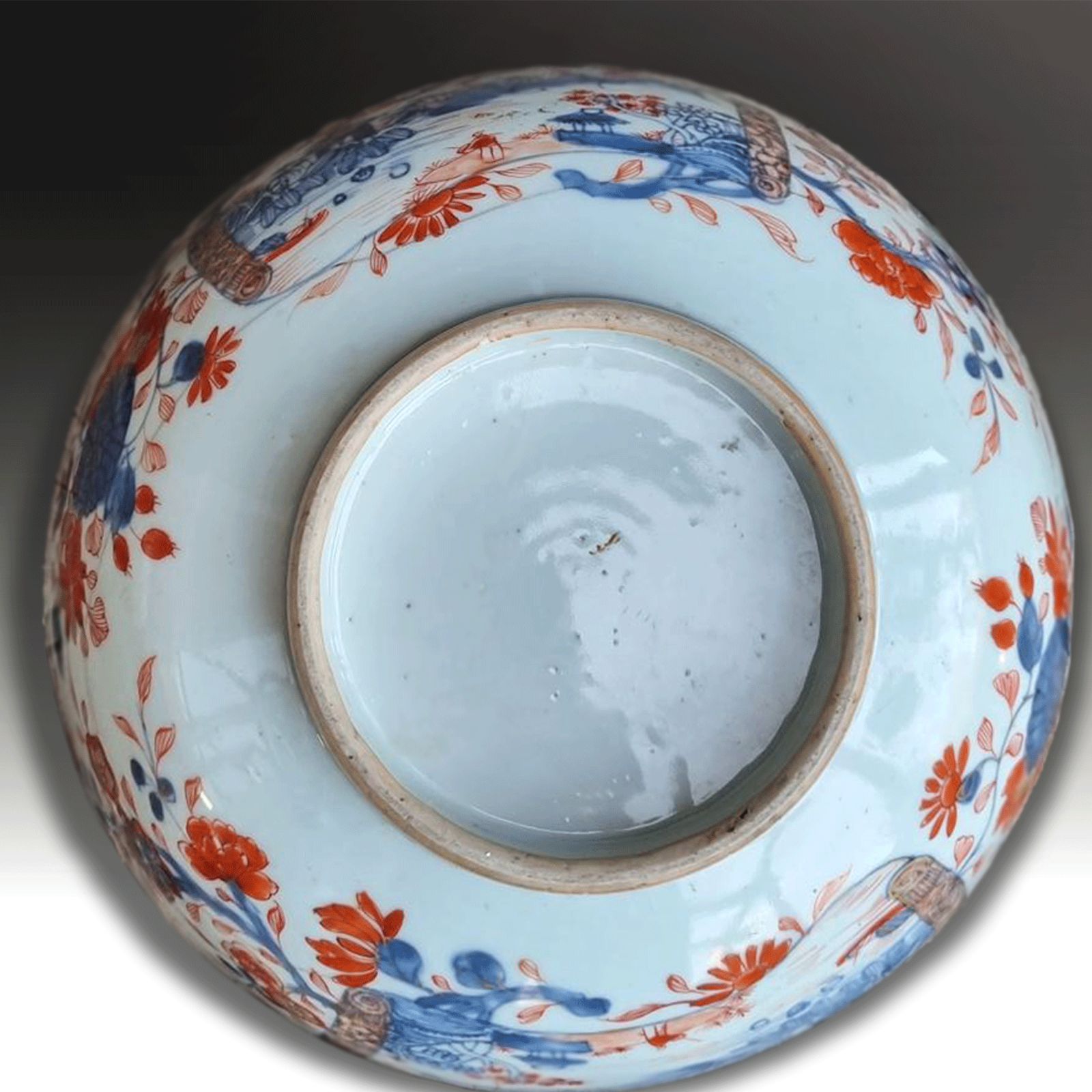 Chinese Kangxi / Yongzheng Period  Imari Style  Large Bowl  Very Unusual & Rare photo buy