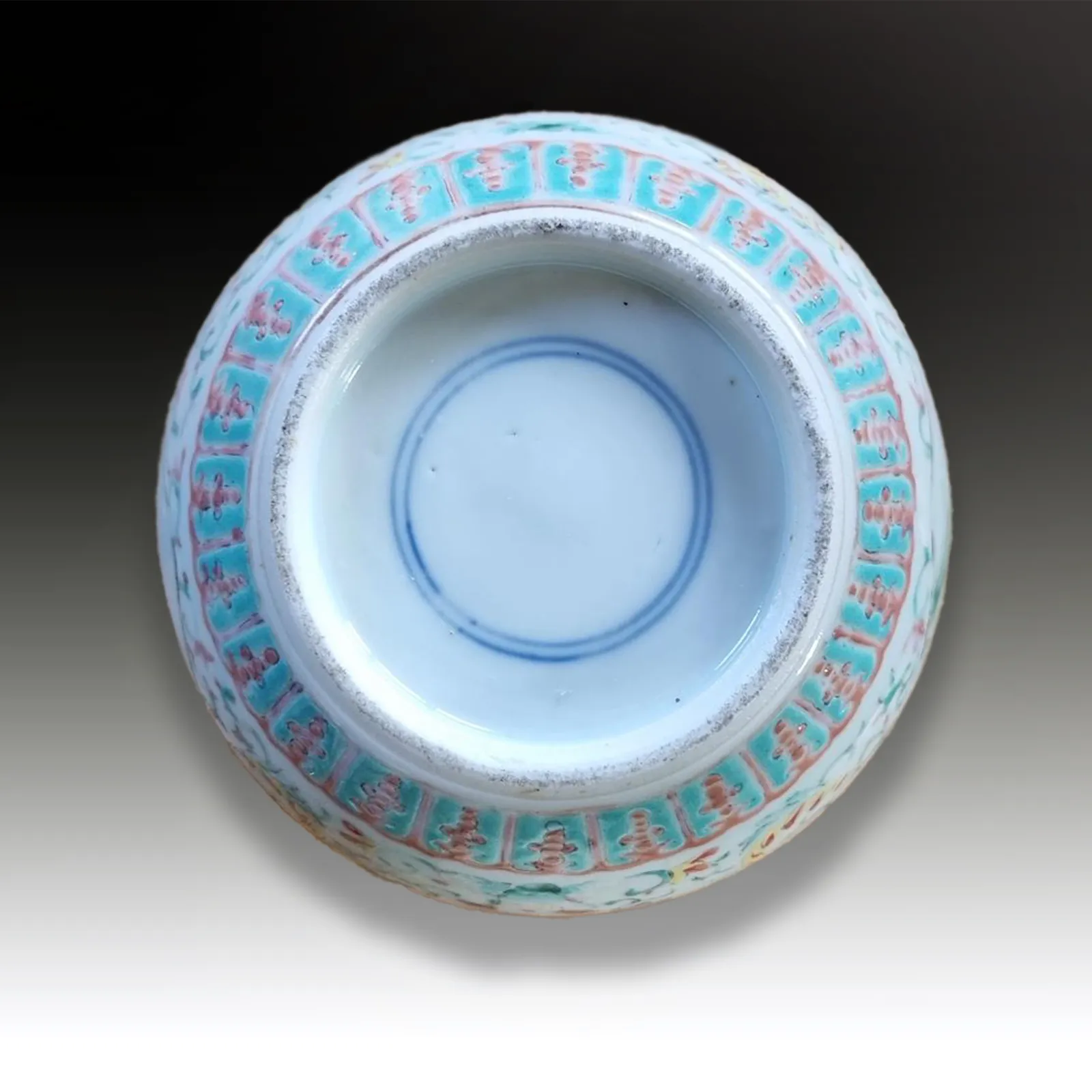 Chinese Antique Late Qing Dynasty Enamelled Ginger Jar Beautiful Colours photo 185.0