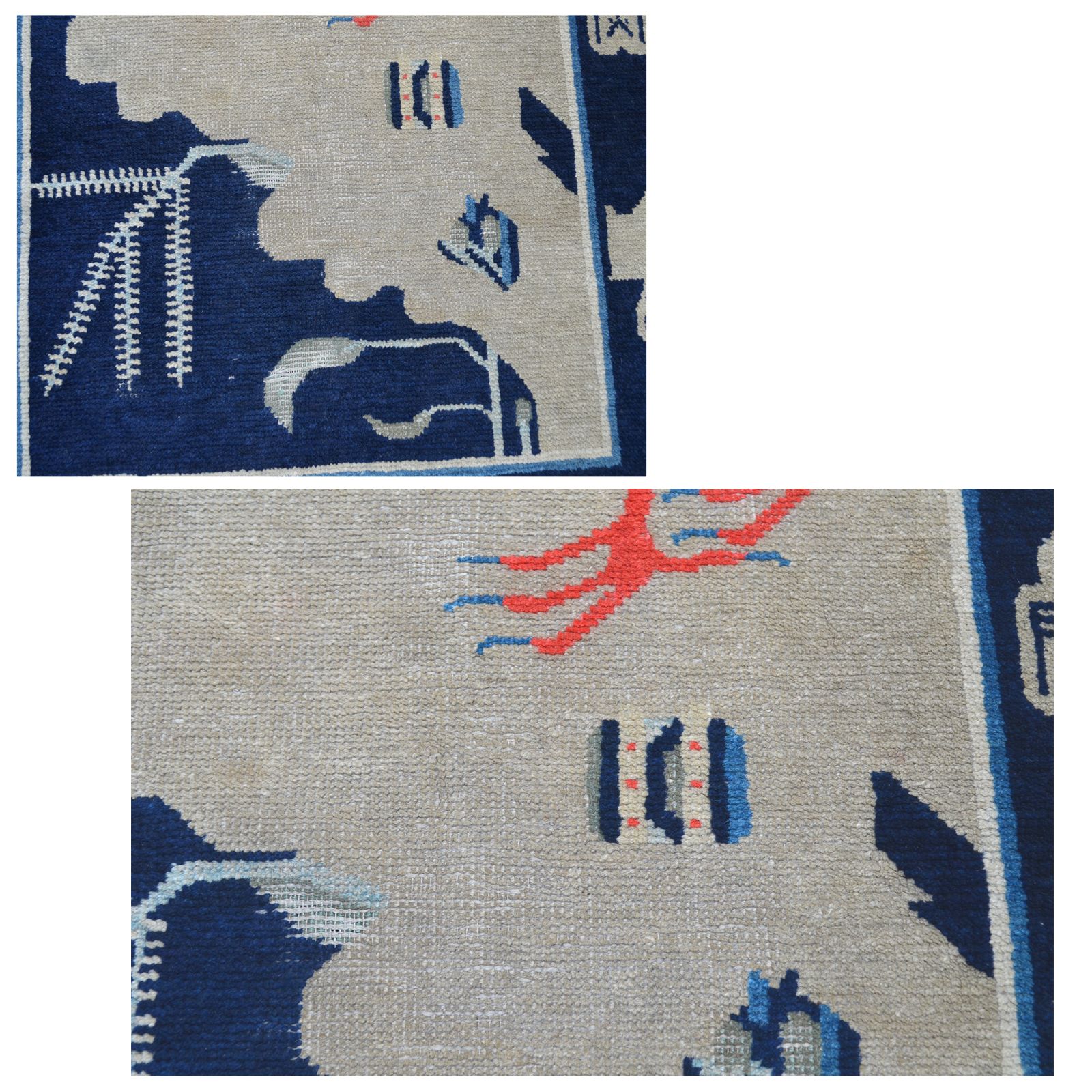 Antique Pao Tao Chinese Rug, Mongolia/China Region. Late 19th C. Good Size photo vinterior