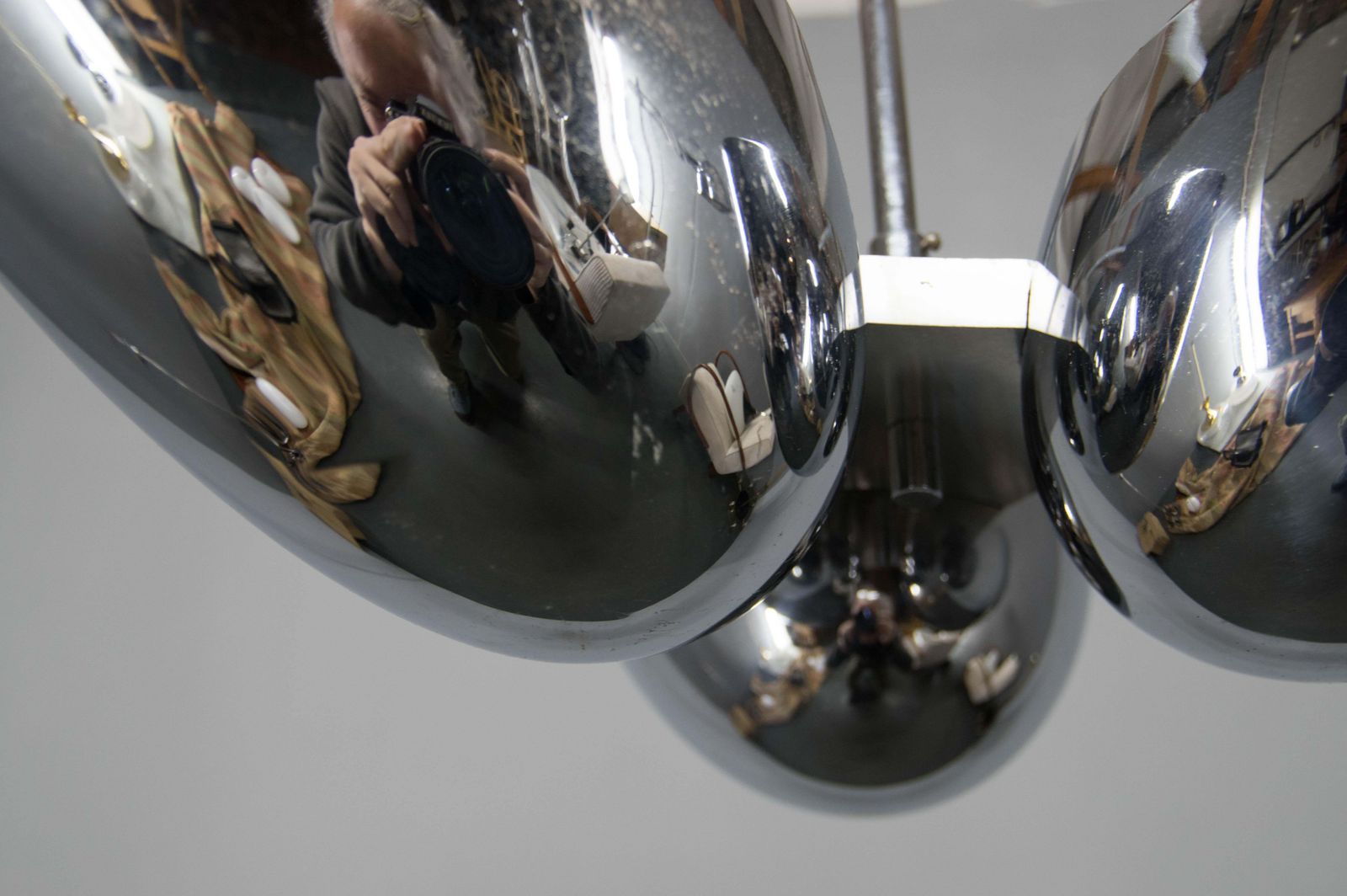 photo for sale Rare Bauhaus Chandelier By Zukov , 1940s