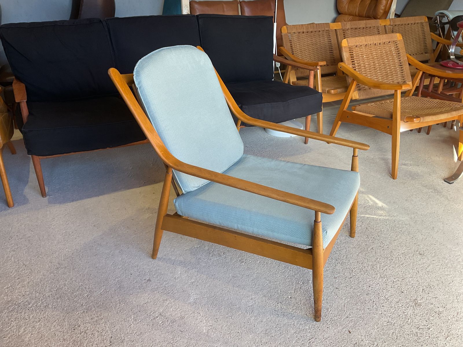 625.0 Scandart Danish Armchair In Mid  Century Style photo