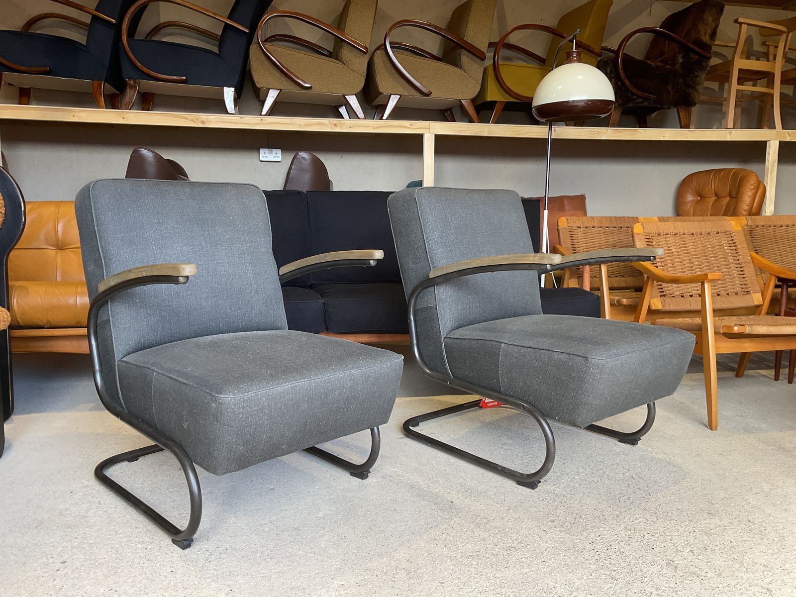 Andrew Martin Cantilever Armchairs Inspired By Marcel Breuer’s S411 Thonet photo Furniture