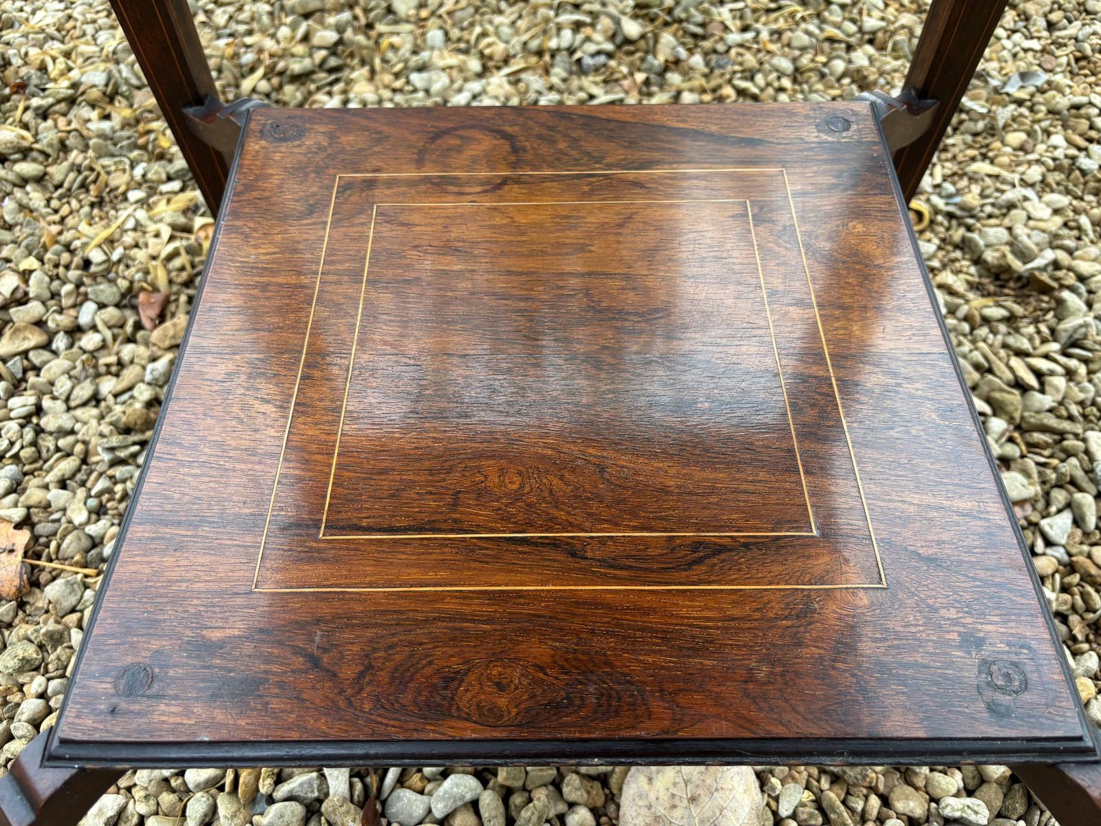 Antique Edwardian Rosewood Marquetry Inlaid Envelope Games Card Table 1900s photo buy