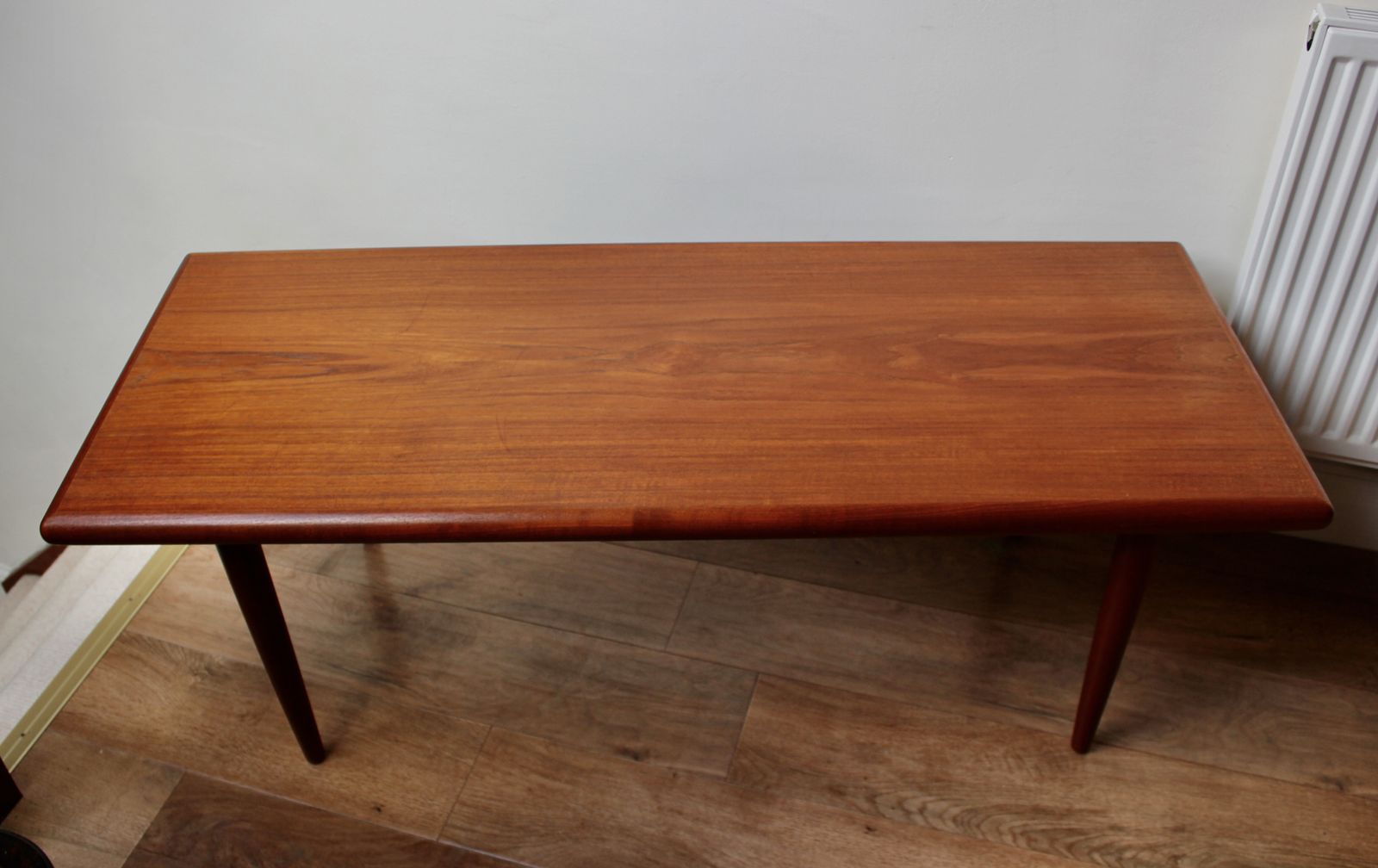 Furniture Mid Century Danish Teak Coffee Table By C. F. Christensen For Silkeborg photo