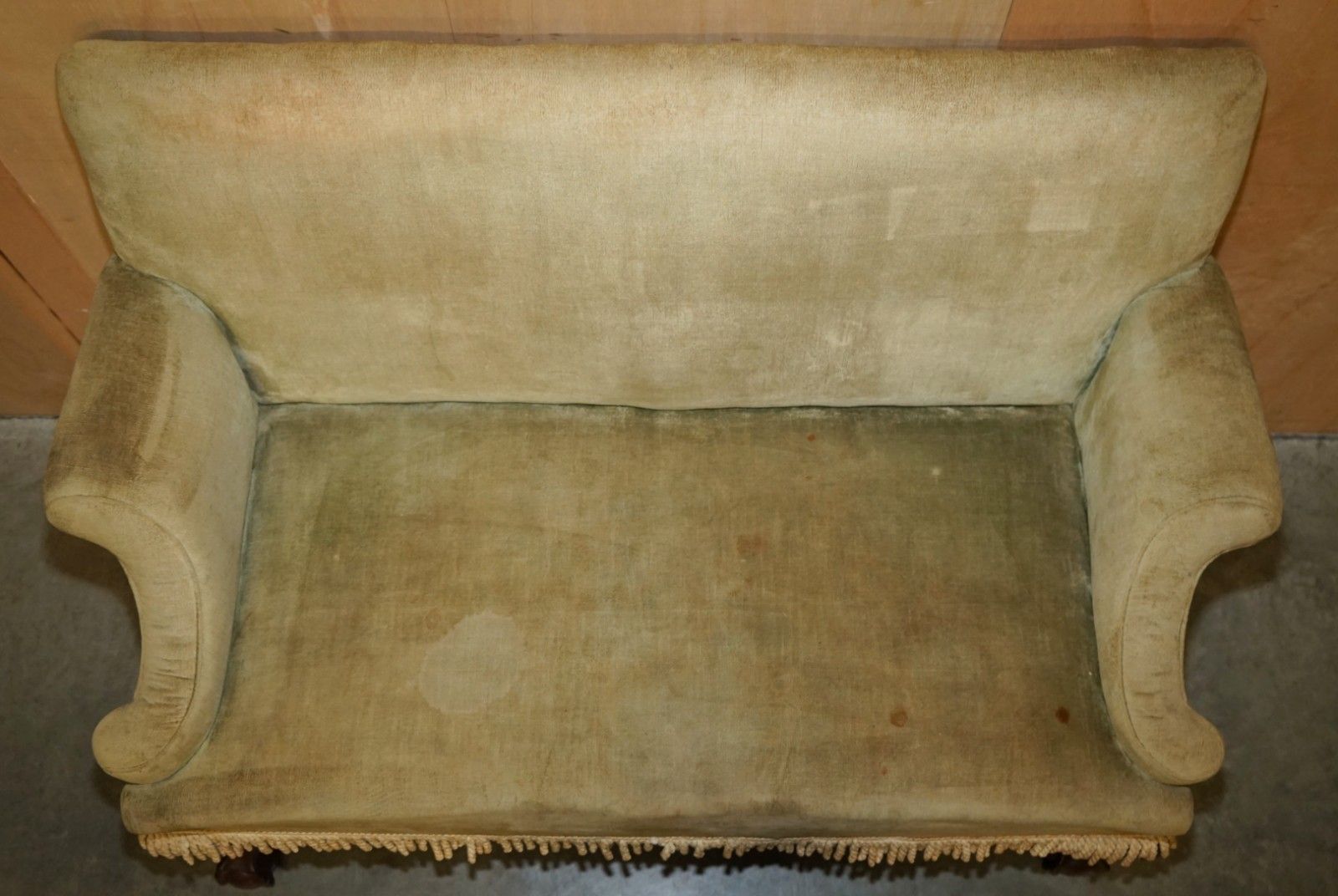 Fine Antique George III Circa 1780 Hand Carved Settee Sofa With Claw & Ball Legs photo buy