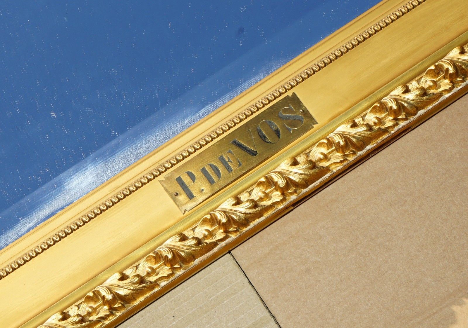129x177cm Paul De Vos 17th Century Giltwood Picture Frames Converted To Mirrors photo Home Decor