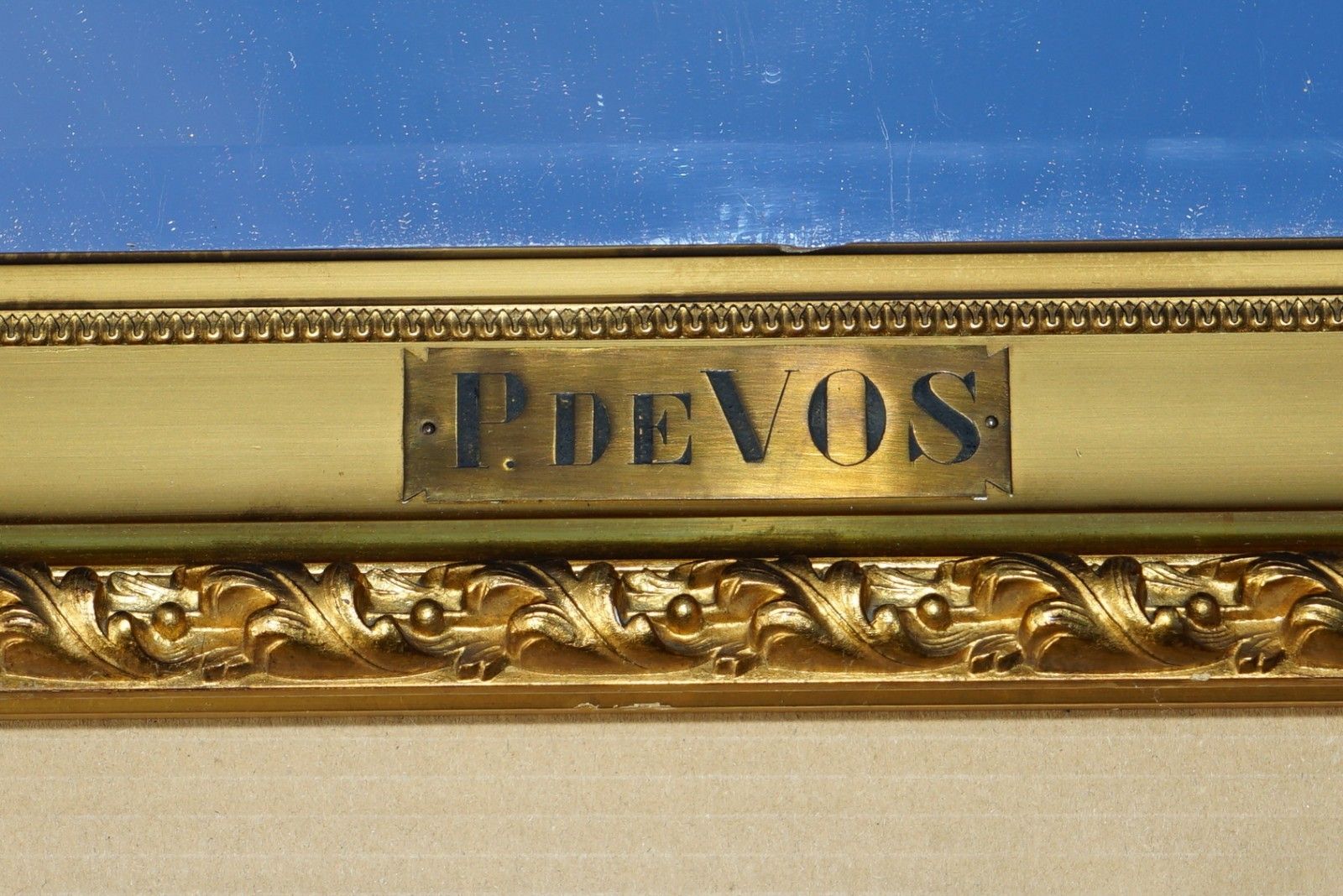 140x152cm Paul De Vos 17th Century Giltwood Picture Frames Converted To Mirrors photo for sale
