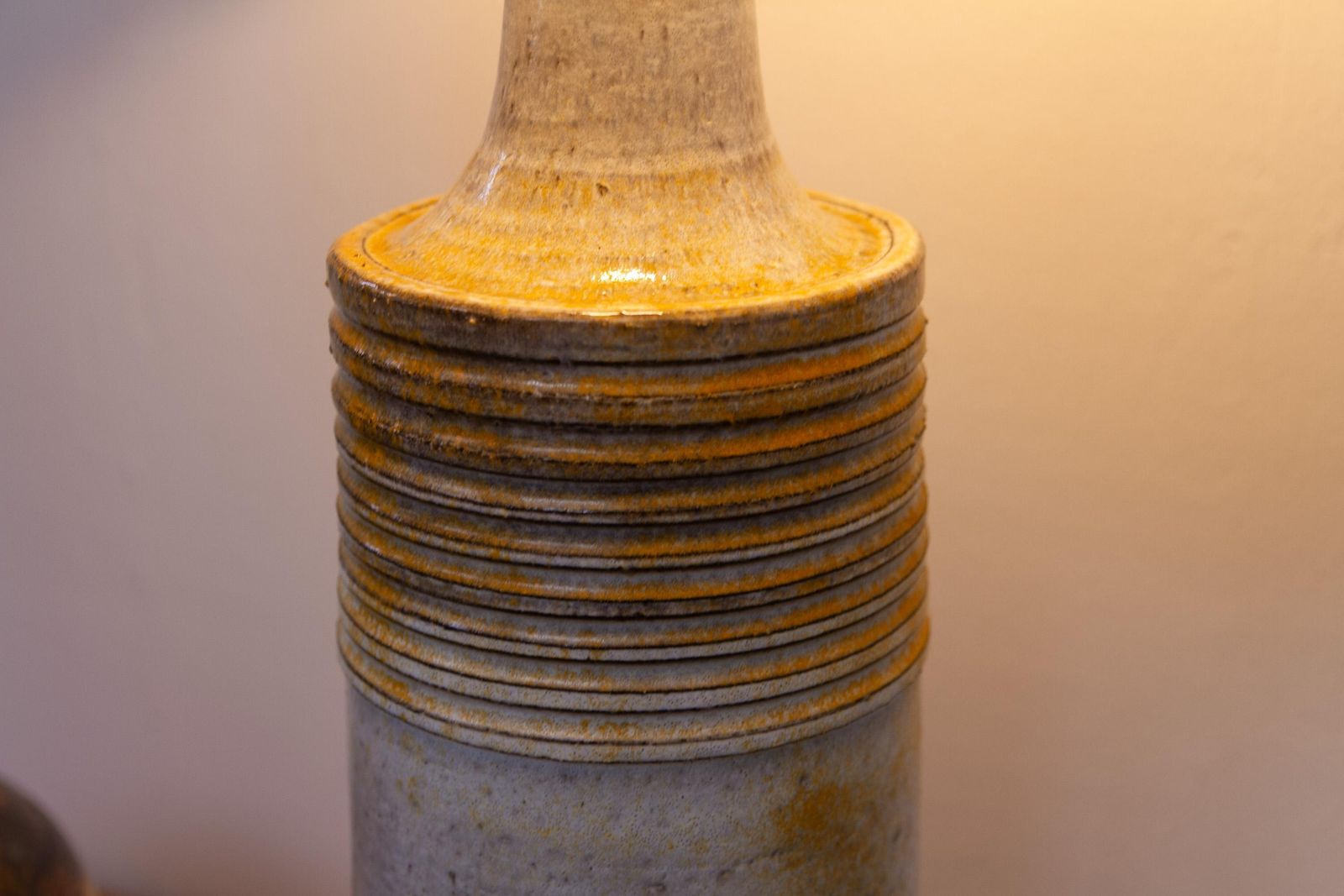 Tall Danish Mid Century Stoneware Table Lamp By Frimann, 1970s. photo buy