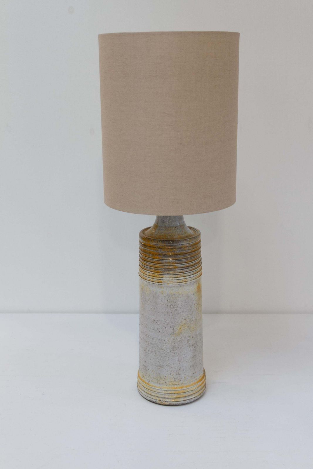 photo furniture Tall Danish Mid Century Stoneware Table Lamp By Frimann, 1970s.