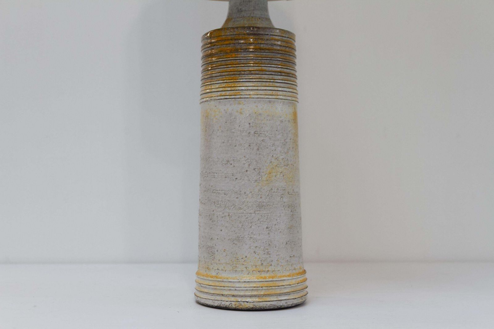 Lighting Tall Danish Mid Century Stoneware Table Lamp By Frimann, 1970s. photo