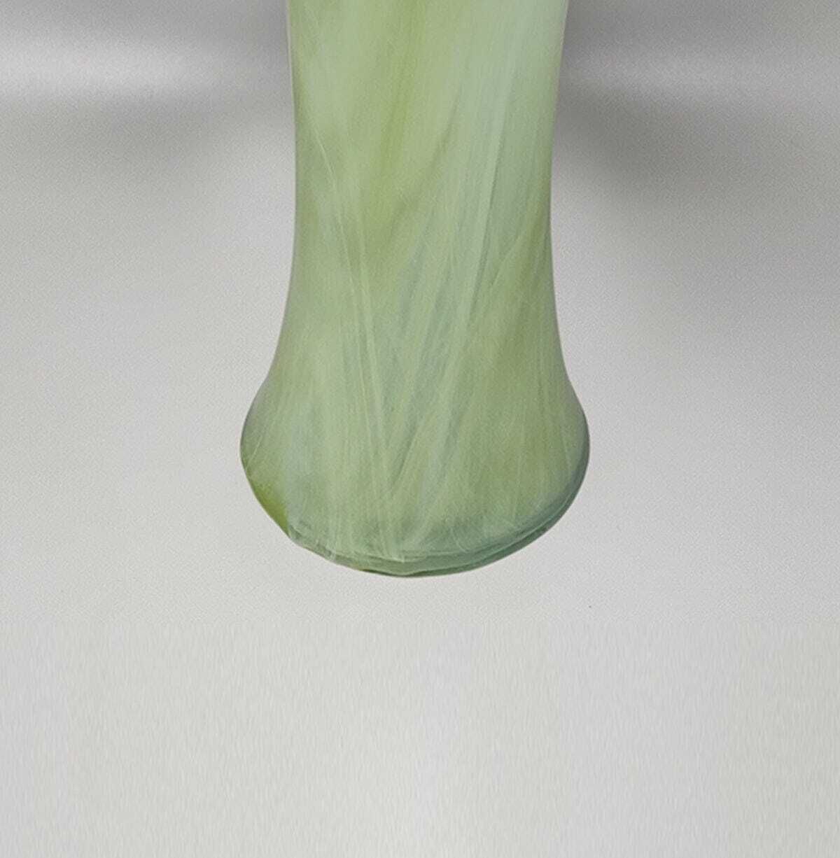 1960s Astonishing Green Vase By Ca Dei Vetrai. Made In Italy photo buy