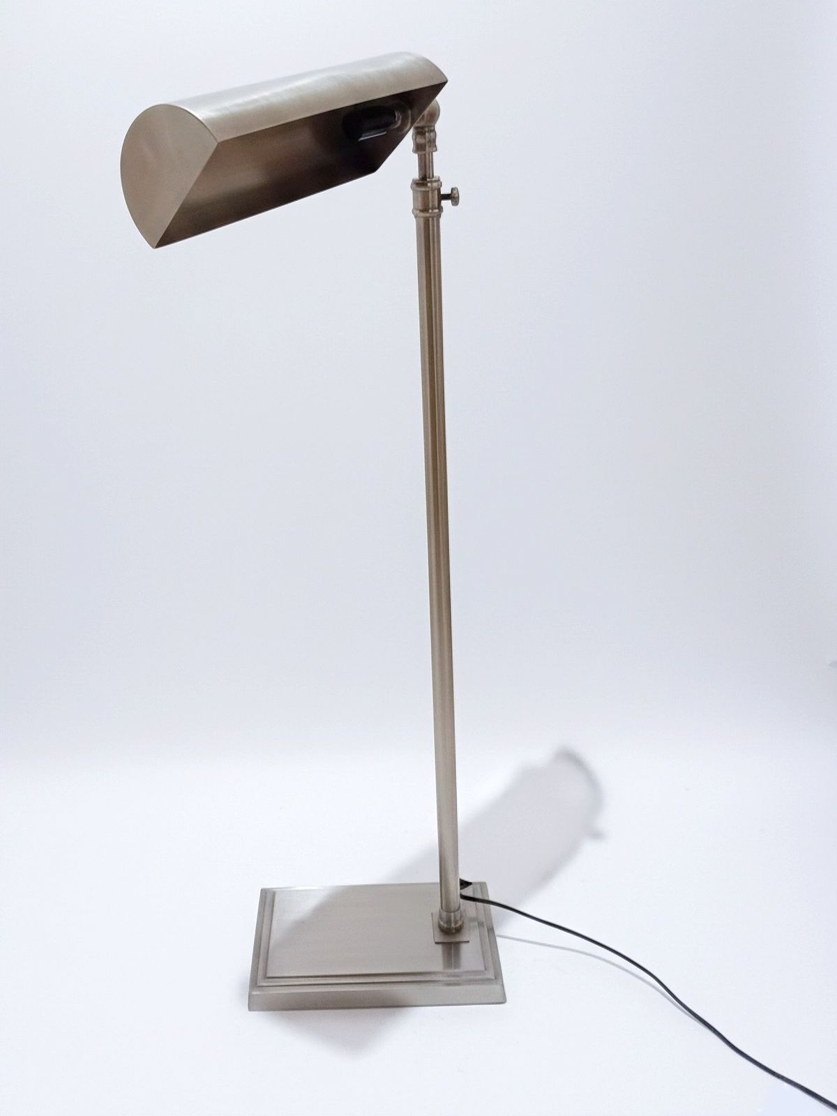 photo furniture Industrial Style Banker's Shade , Adjustable Floor Lamp