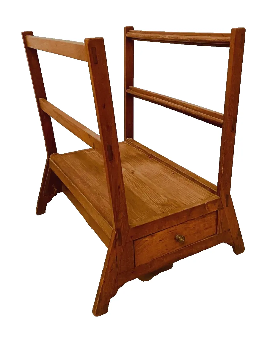Solid Oak Drawing Cardboard Holder 20th Century