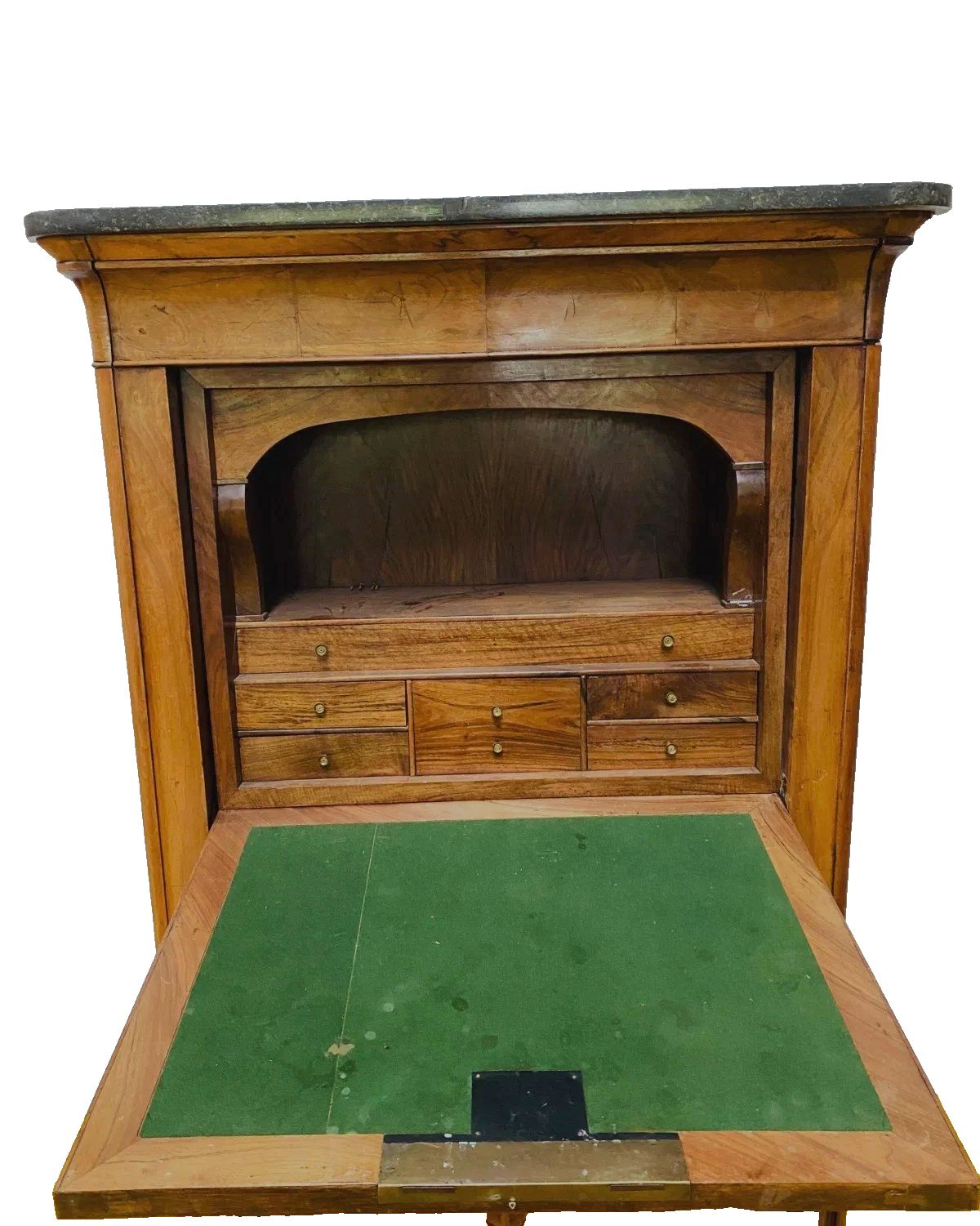 Louis Philippe Walnut Bramble Secretary 19th Century photo buy