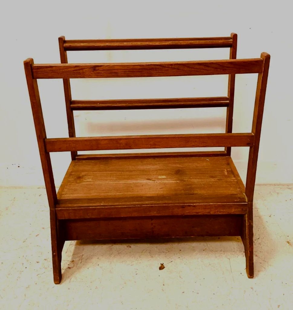 Solid Oak Drawing Cardboard Holder 20th Century photo buy