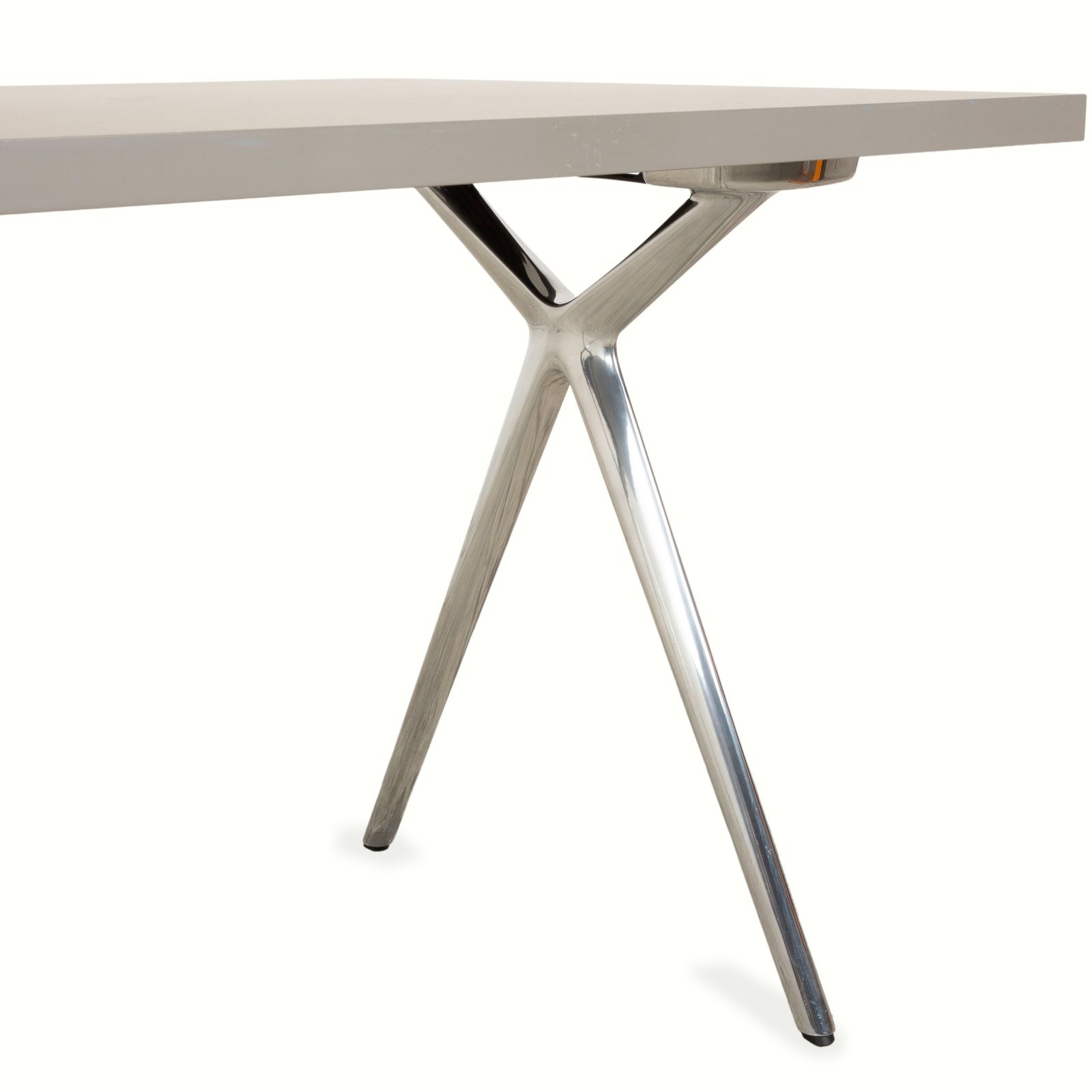 Bureau Walter Knoll Conference X en bois, gris, 160 x 80 cm, home office photo 2537.0