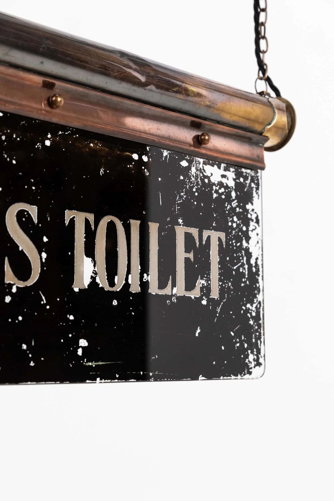 Antique Art Deco Ladies & Gents Toilet Signs photo vinterior