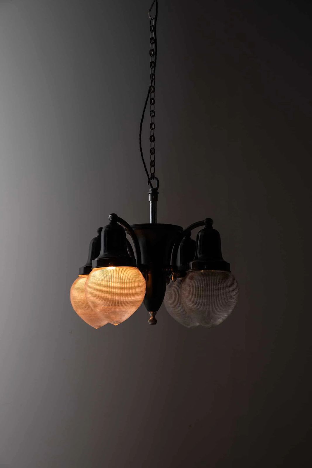 Antique Holophane / Ritter Cluster Dental Lamp photo for sale