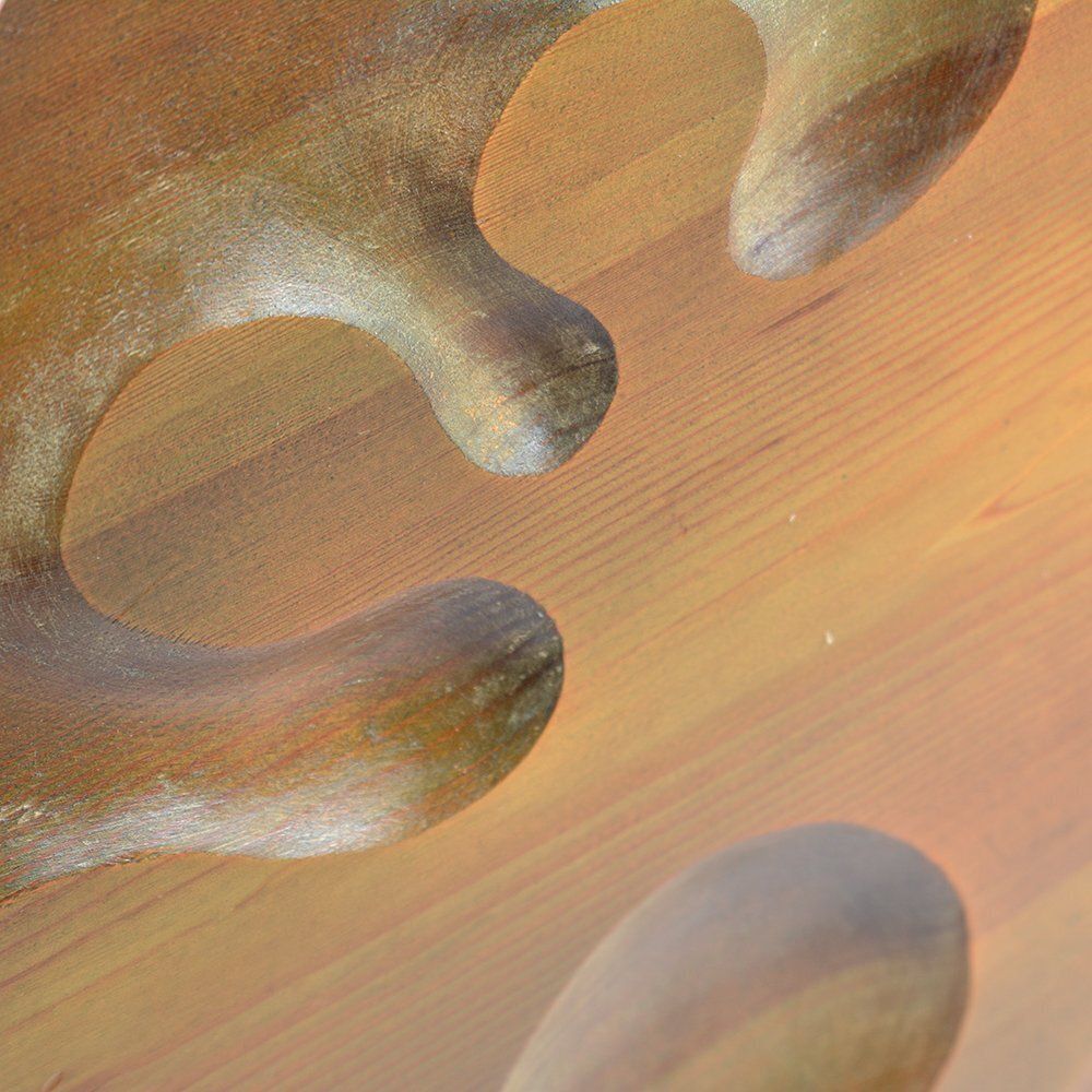 “Nest” – Monumental Hand Carved Oak Wall Sculpture By Alojz Petráš, 1979 photo vinterior