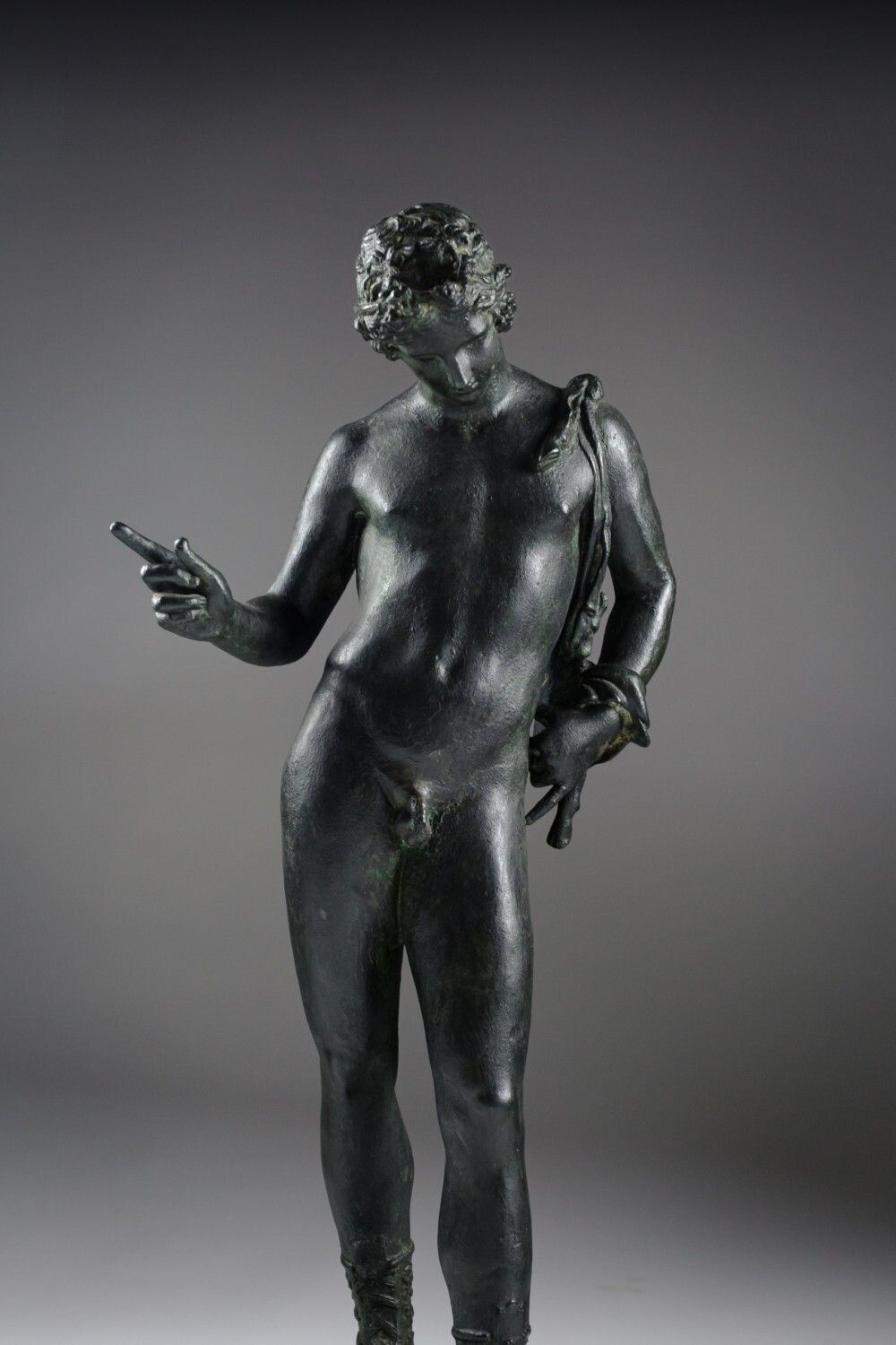 Large Grand Tour Bronze Of Narcissus photo furniture