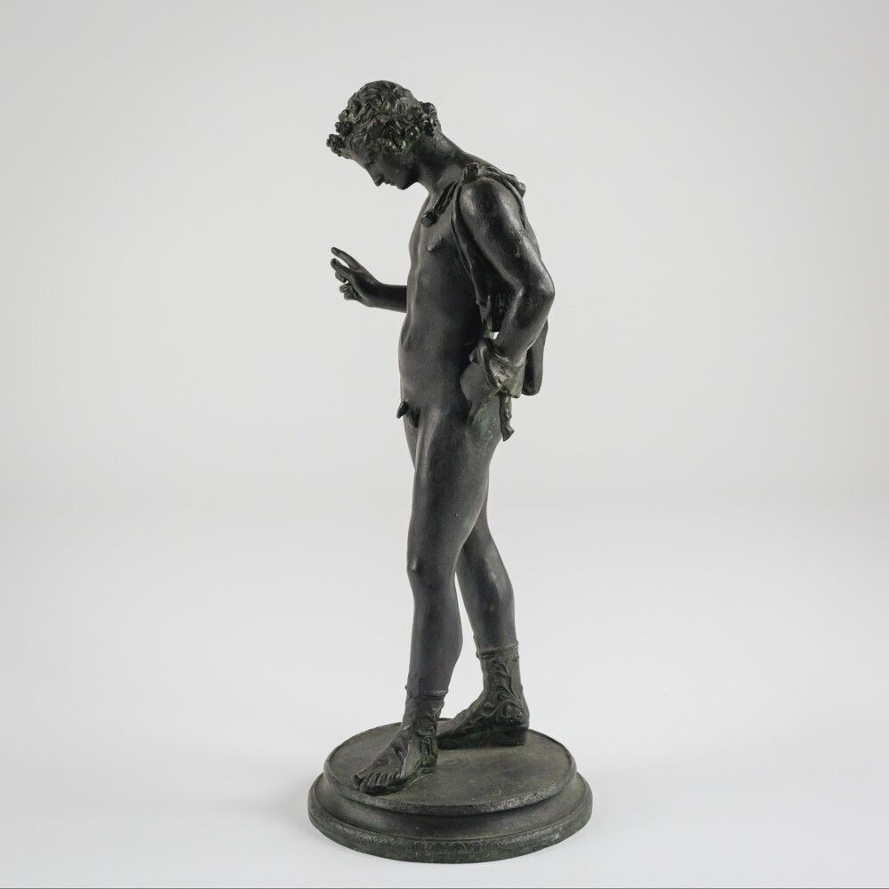 Large Grand Tour Bronze Of Narcissus photo buy