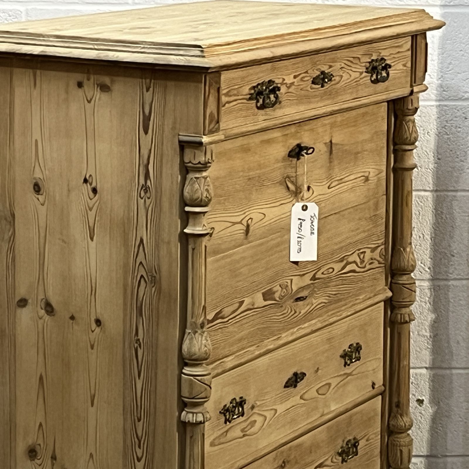 photo furniture Antique Pine Secretaire Desk With Secret Drawers