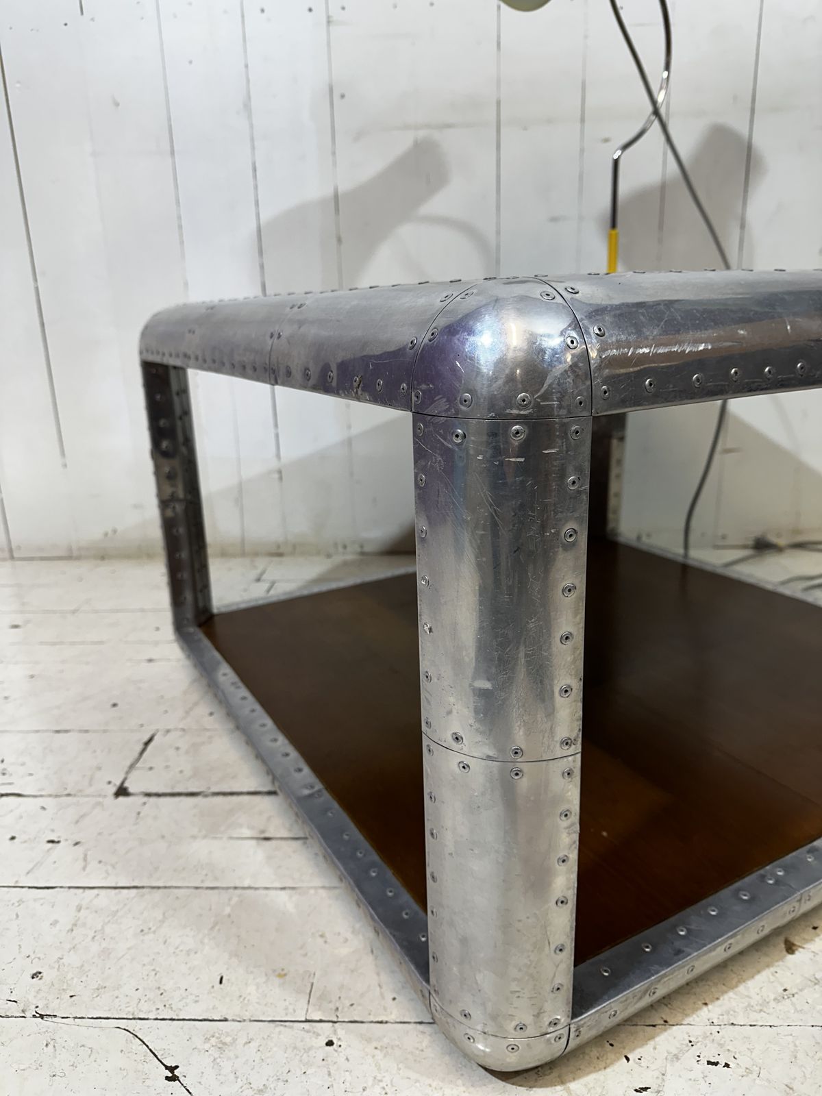 Industrial Aviator Style Hotel Coffee Table photo furniture