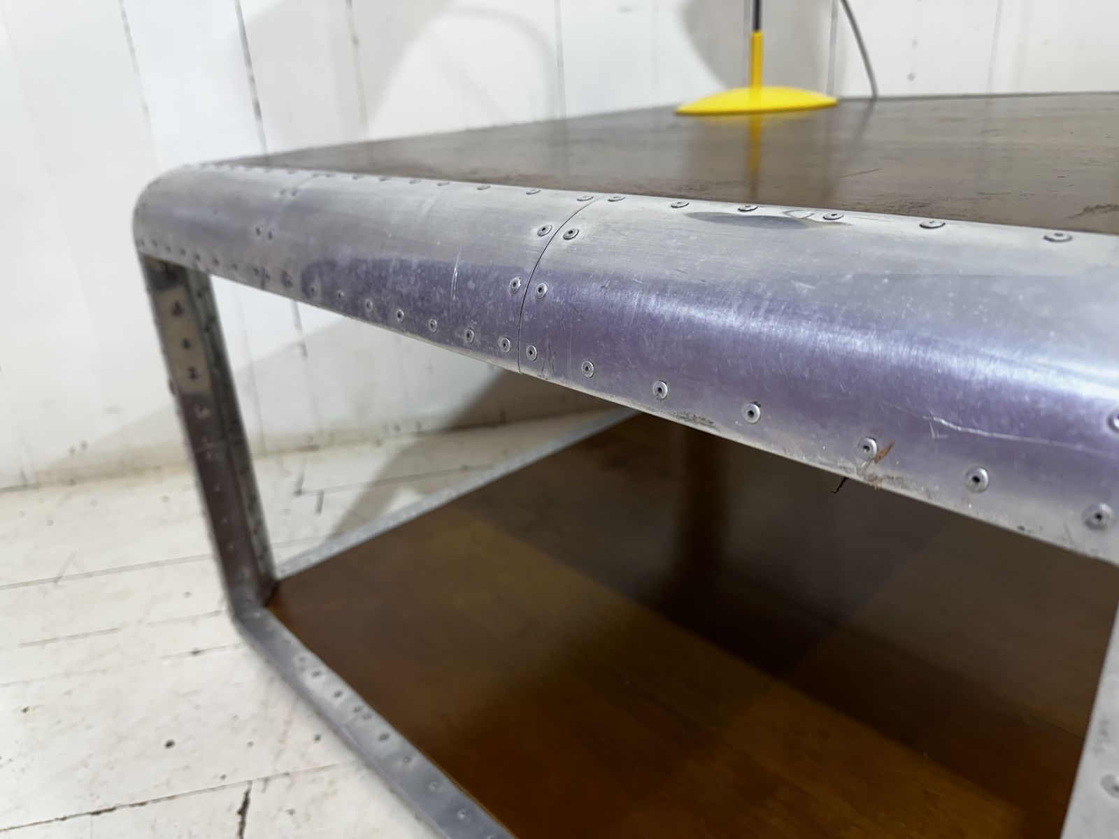 Industrial Aviator Style Hotel Coffee Table photo 309.0