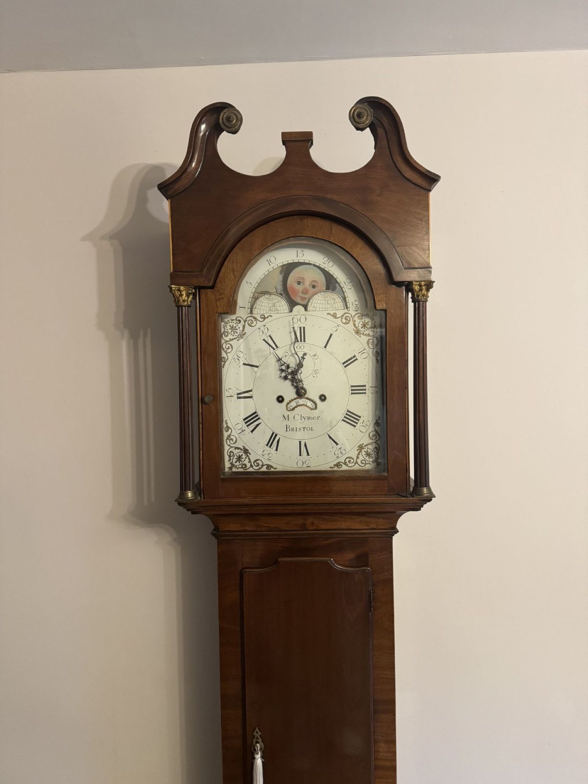 Impressive Quality Antique George III Mahogany Eight Day Longcase Clock photo 4235.0