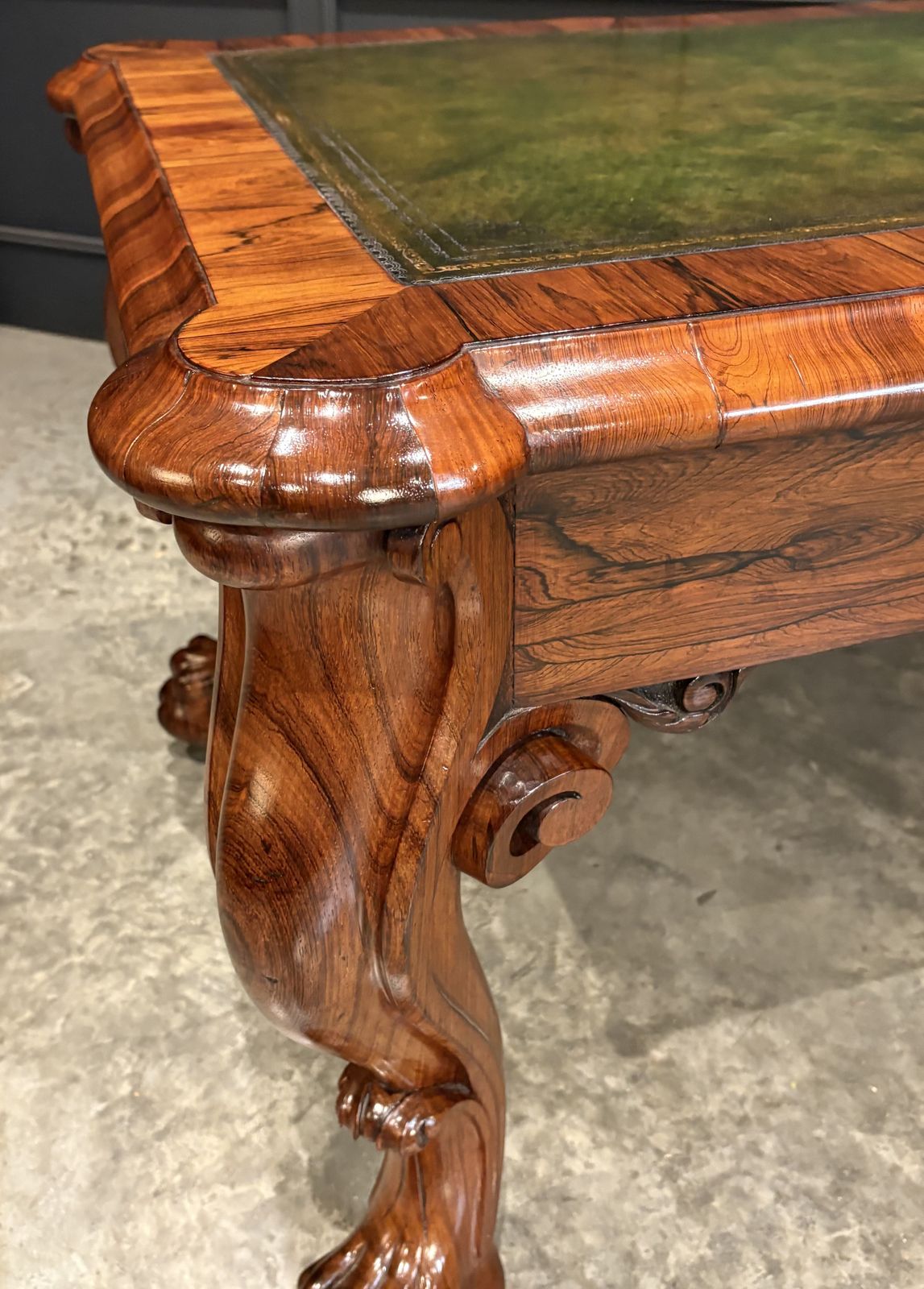 Magnificent William IV Rosewood Partners Writing Table photo vinterior