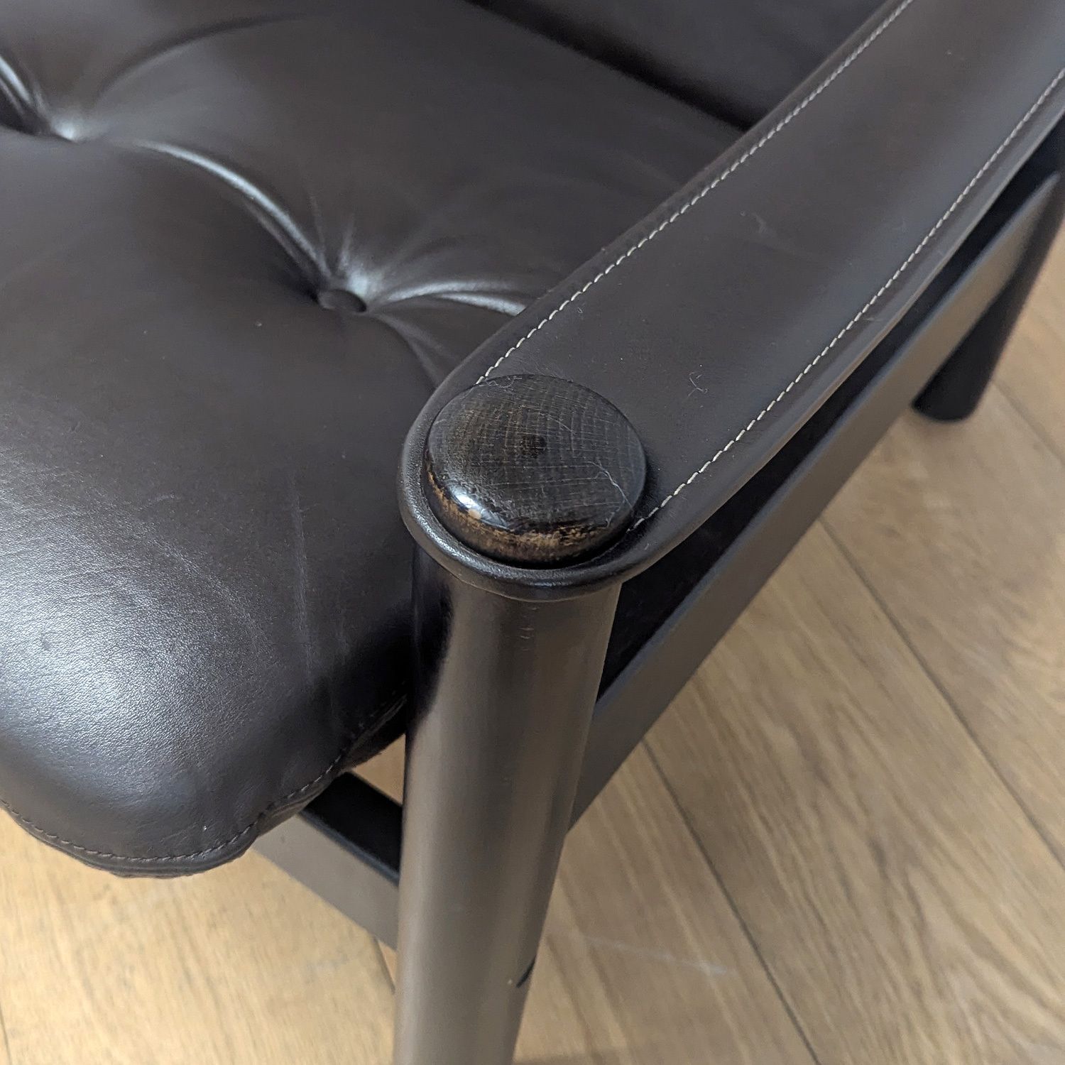 photo buy Midcentury Danish 1970s Leather Lounge Chair By Gehl & Nissen For Jeki Mobler