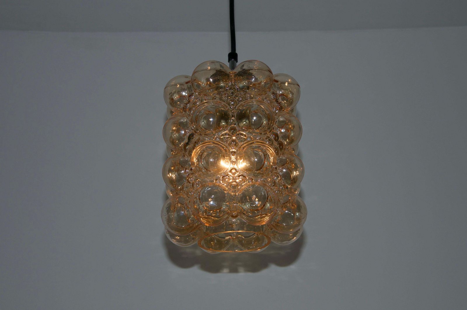 photo for sale Bubble Glass Pendant Lamp By Helena Tynell For Glashütte Limburg, 1960s