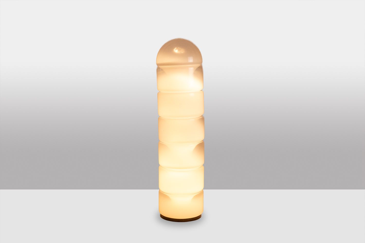 Carlo Nason. Lt316 Floor Lamp In White Opalescent Murano Glass photo furniture