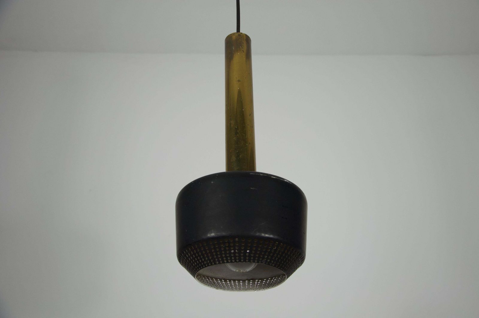photo for sale Brass Pendant Lamp By Vilhelm Lauritzen For Louis Poulen, 1960s, Denmark