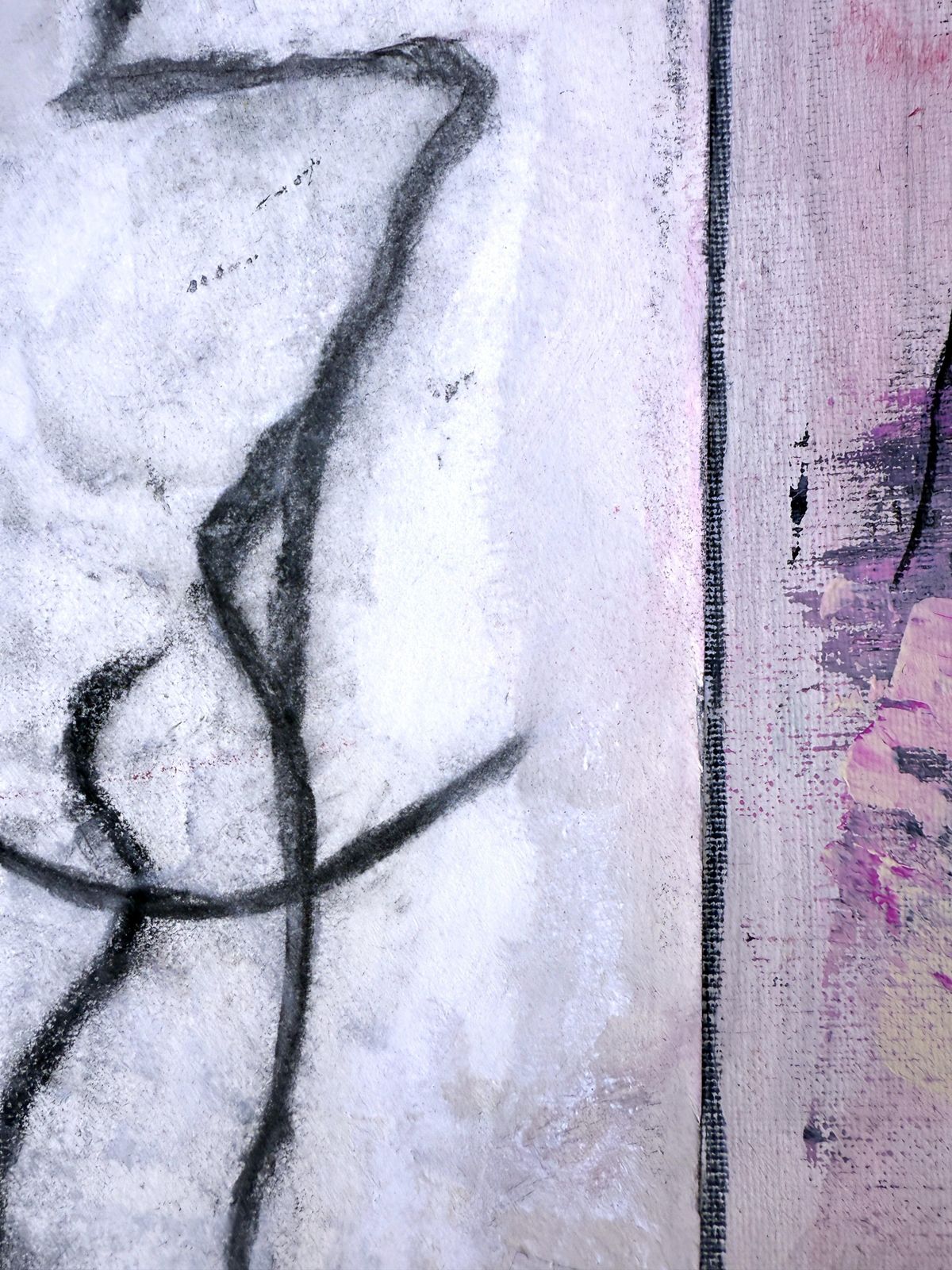Nerea Caos Socialism Leaves Us Naked Acrylic Paint And Collage On Canvas 2025 photo 750.0