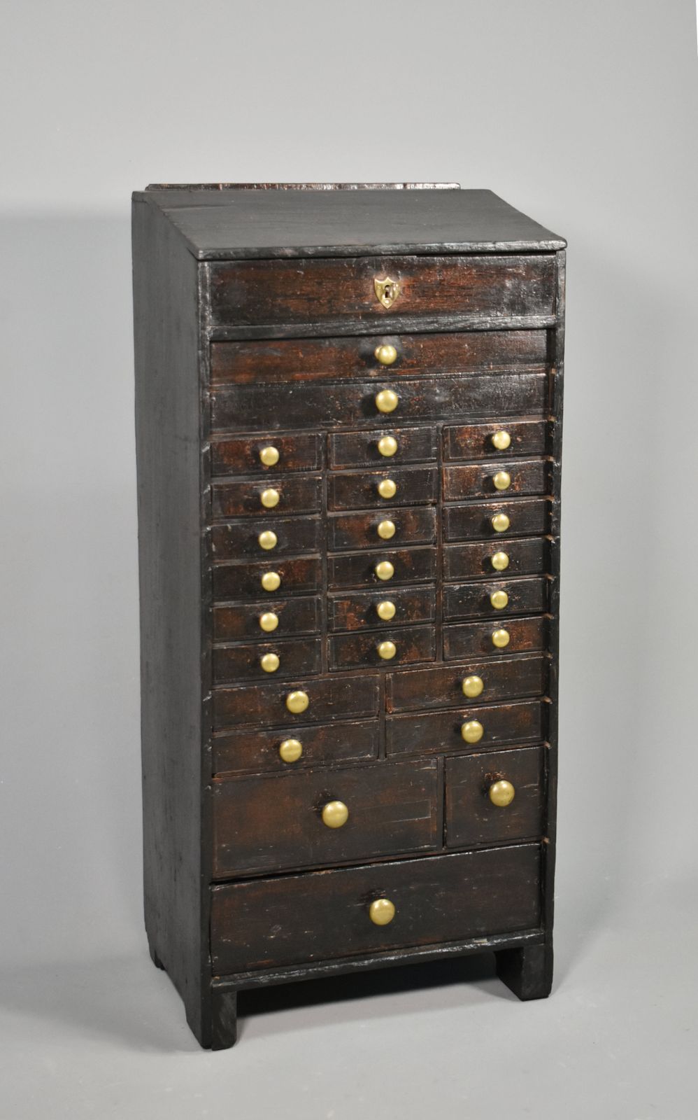 French Antique Horologist's Storage Cabinet photo for sale