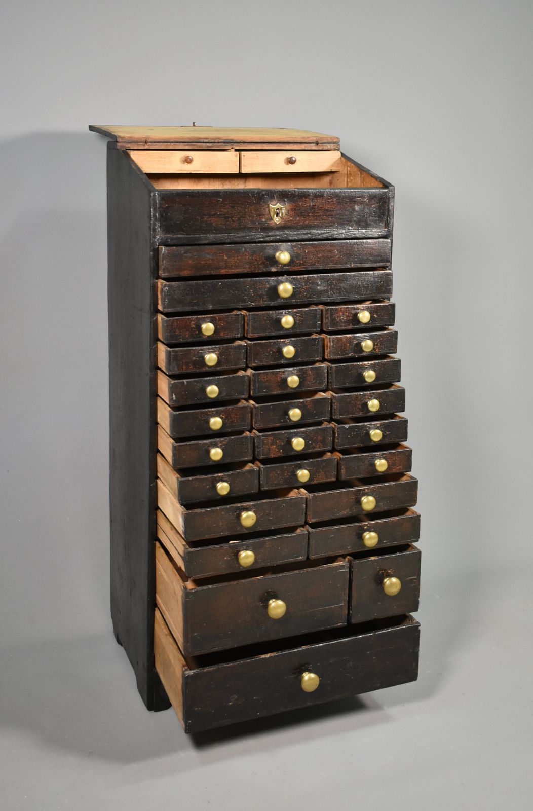 photo furniture French Antique Horologist's Storage Cabinet