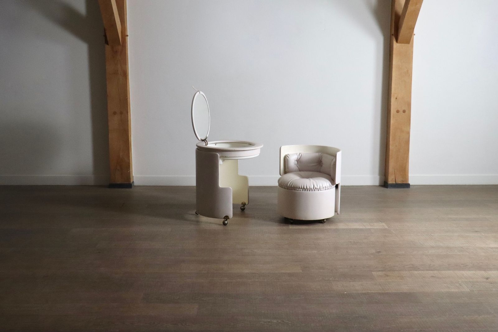 Furniture Dilly Dally Vanity By Luigi Massoni, Poltrona Frau, Italy 1968 photo