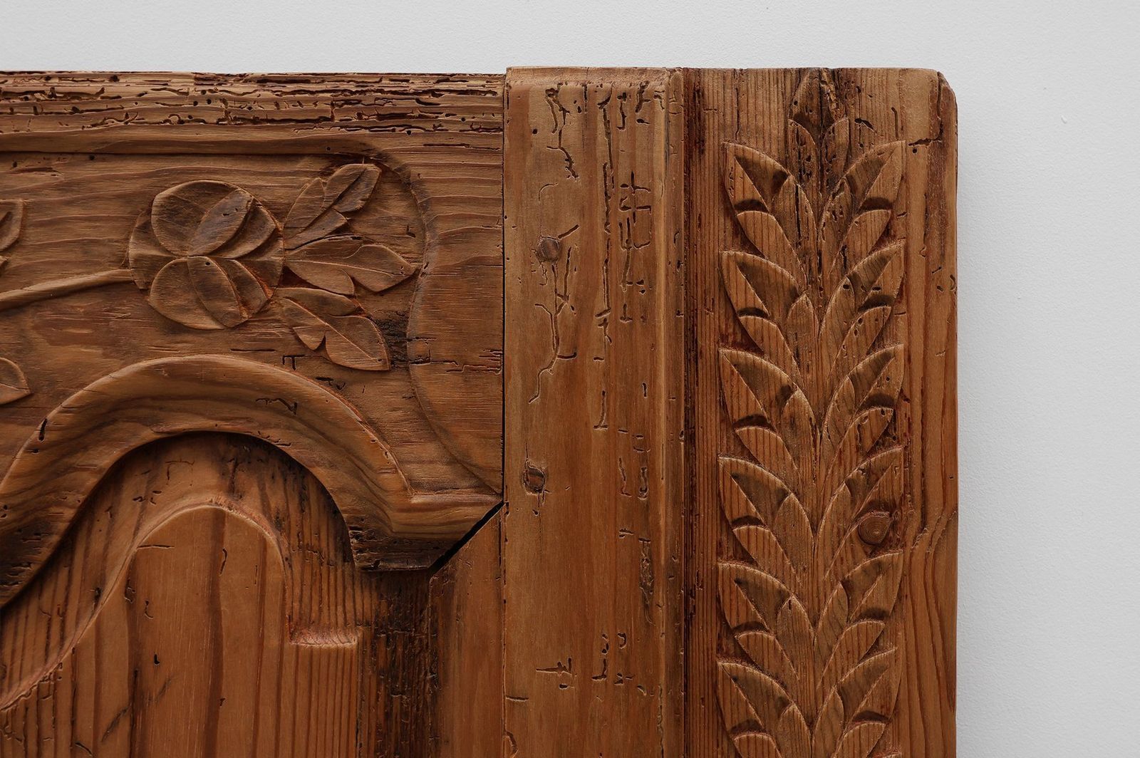 Antique French Provincial Hand Carved Doors, 1880s, Set Of 2 photo Home Fixtures