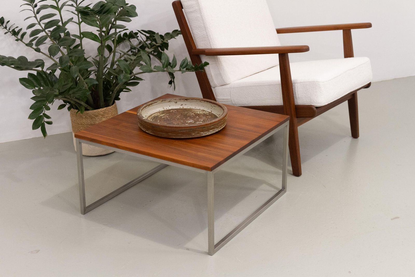 Large Mid Century Danish Stoneware Dish By Jørgen Mogensen, 1970s. photo for sale