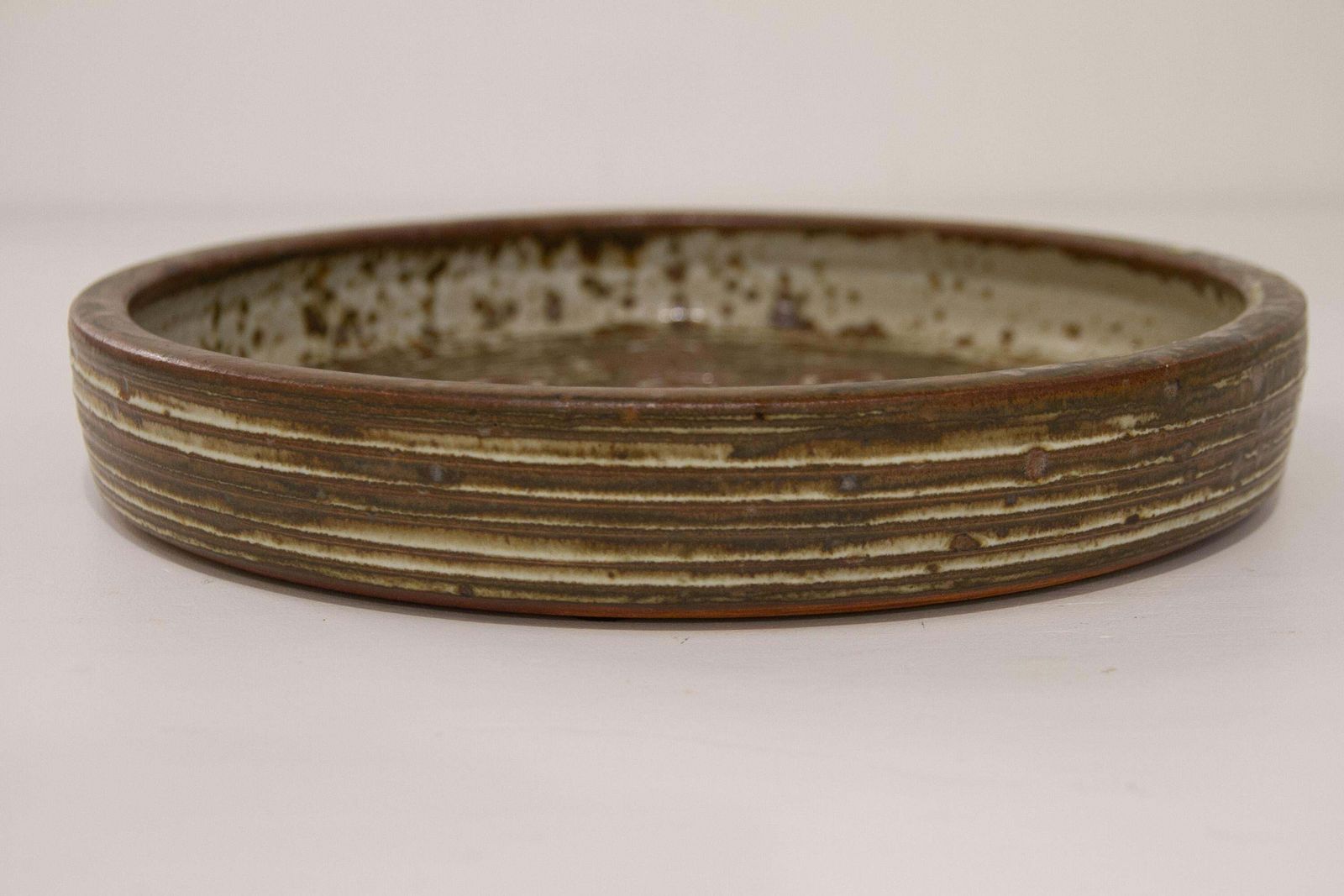 Large Mid Century Danish Stoneware Dish By Jørgen Mogensen, 1970s. photo vintage