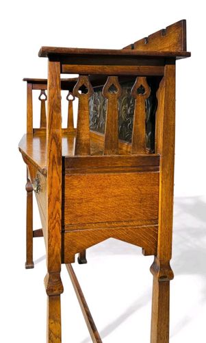 photo vinterior Antique Shapland And Petter  Sideboard Hall Table C1900 Arts And Crafts Rare