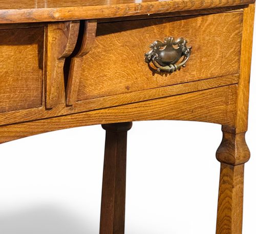 photo vintage Antique Shapland And Petter  Sideboard Hall Table C1900 Arts And Crafts Rare