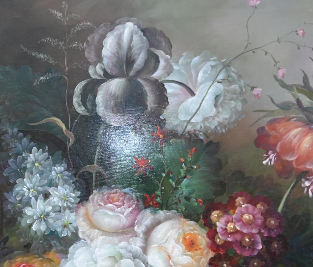 Flemish Still Life Oil Painting Floral Still Life photo vinterior