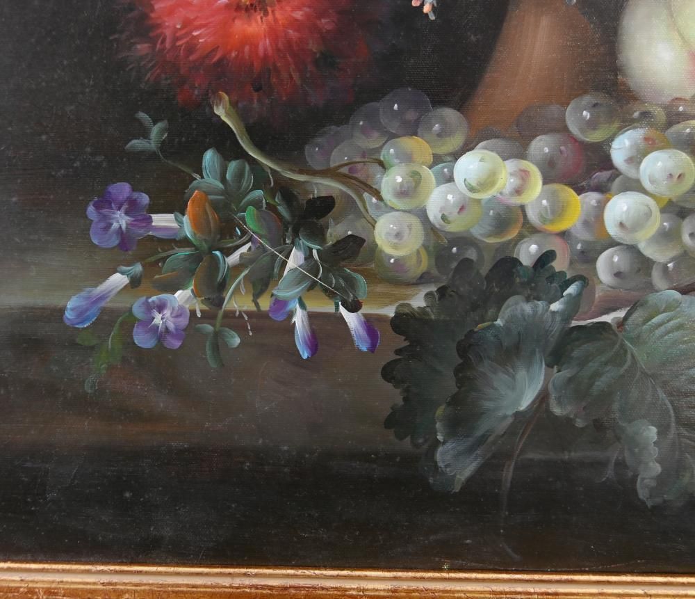 Art Flemish Still Life Oil Painting Floral Still Life photo