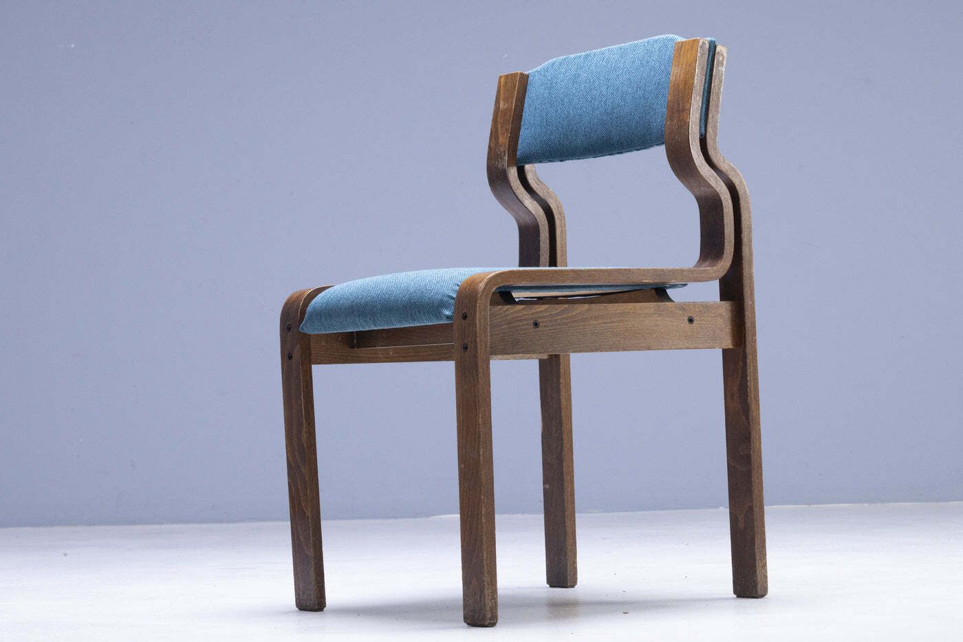 Set Of 4 Dining Chairs, Ludvík Volák, 1970s 1980s, Czechoslovakia photo furniture
