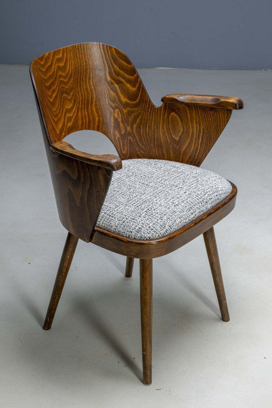 Set Of 4 Dining Chairs, Oswald Haerdtl, 1950s, Czechoslovakia photo furniture