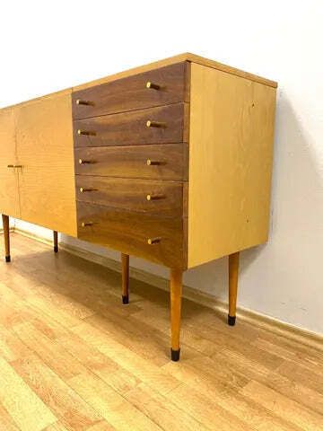Mid Century Chest Of Drawers By Jitona, Czech Brussels Style, 1960s photo 676.0
