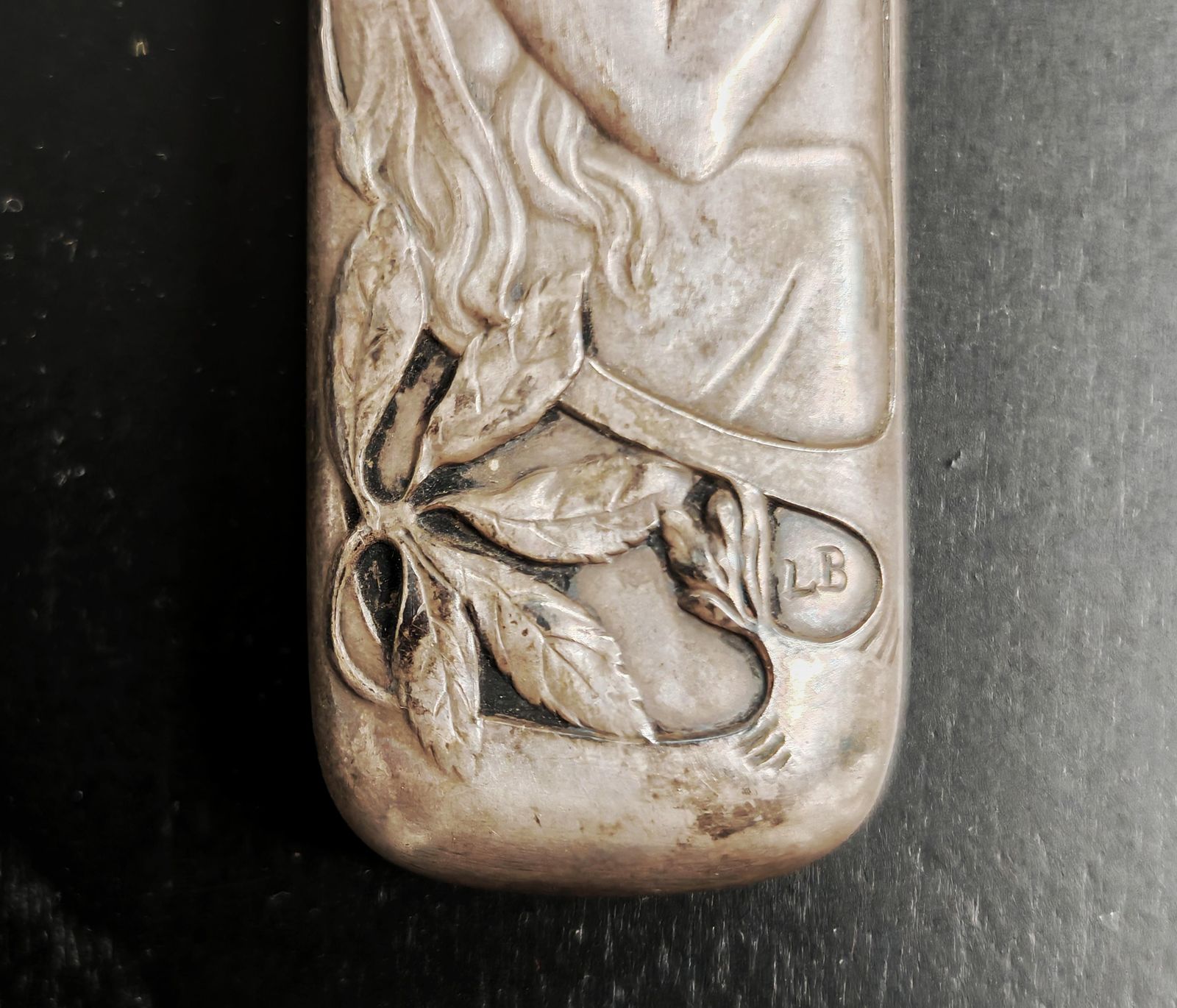 Art Nouveau Letter Opener With Stunning Silver (Plated) Handle And Ivory Tip photo vinterior