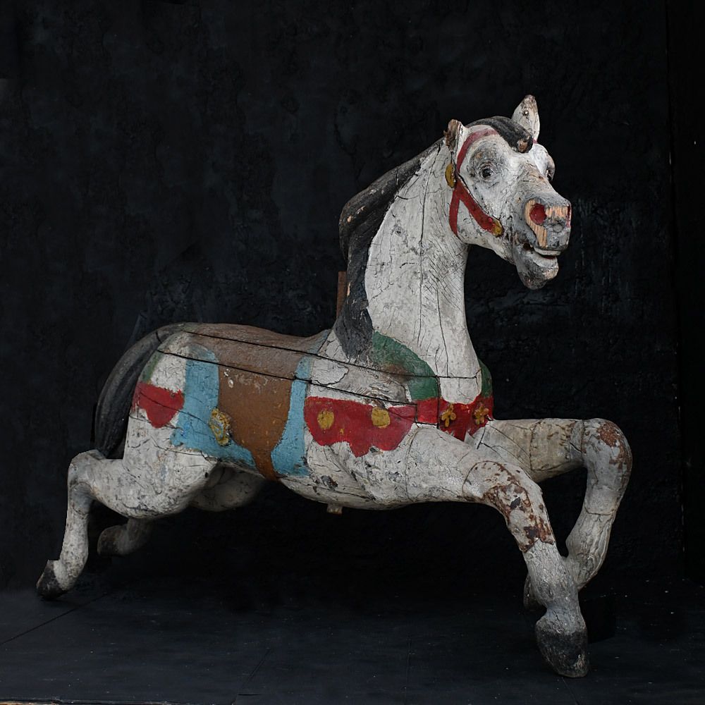 Bayol Carousel Horse, 1800s, Antique photo buy
